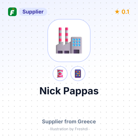 Nick Pappas  – summary card, no photo uploaded yet
