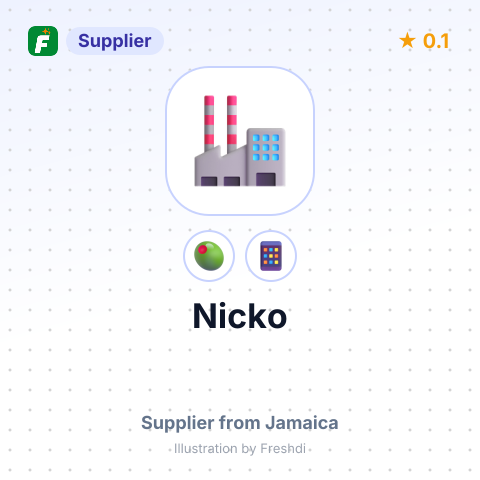 Nicko  – summary card, no photo uploaded yet
