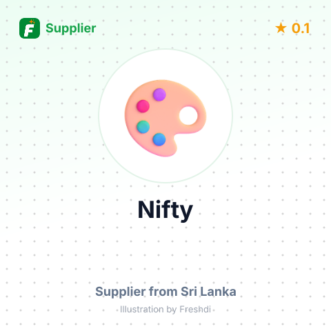 Nifty – summary card, no photo uploaded yet