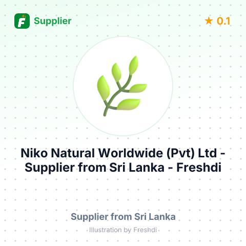 Niko Natural Worldwide (Pvt) Ltd  – summary card, no photo uploaded yet