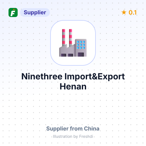 Ninethree Import&Export Henan – summary card, no photo uploaded yet