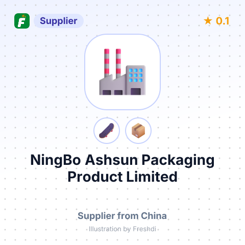 NingBo Ashsun Packaging Product Limited – summary card, no photo uploaded yet