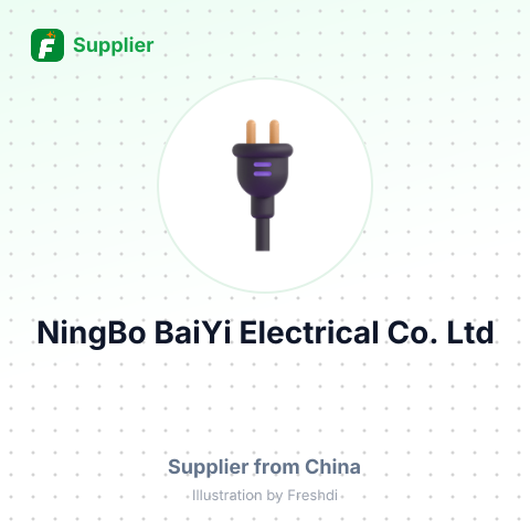 NingBo BaiYi Electrical Co.,Ltd – summary card, no photo uploaded yet