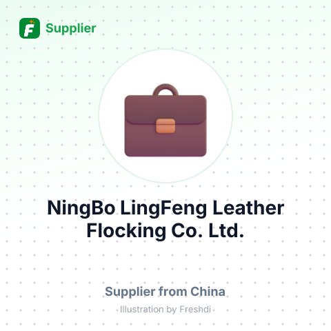 NingBo LingFeng Leather Flocking Co.,Ltd. – summary card, no photo uploaded yet