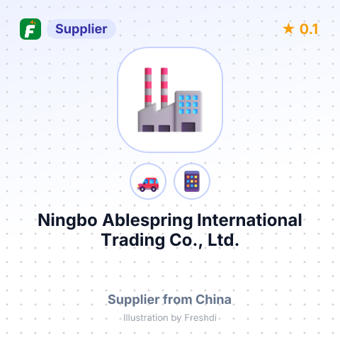 Ningbo Ablespring International Trading Co., Ltd. – summary card, no photo uploaded yet