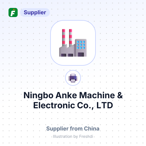 Ningbo Anke Machine & Electronic Co., LTD – summary card, no photo uploaded yet