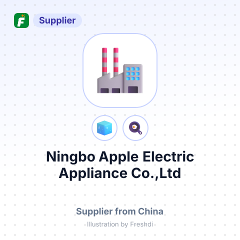 Ningbo Apple Electric Appliance Co.,Ltd – summary card, no photo uploaded yet