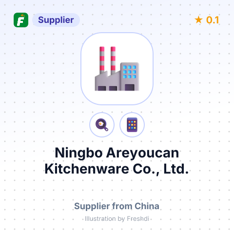 Ningbo Areyoucan Kitchenware Co., Ltd. – summary card, no photo uploaded yet
