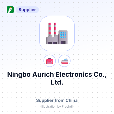 Ningbo Aurich Electronics Co., Ltd. – summary card, no photo uploaded yet
