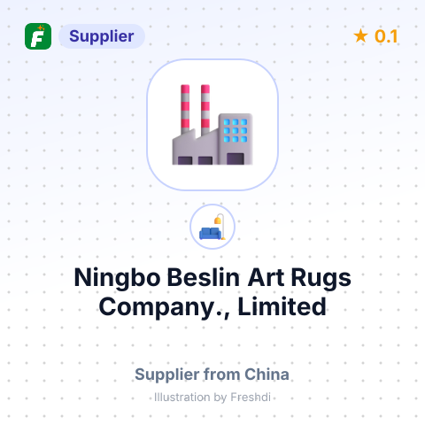 Ningbo Beslin Art Rugs Company., Limited – summary card, no photo uploaded yet
