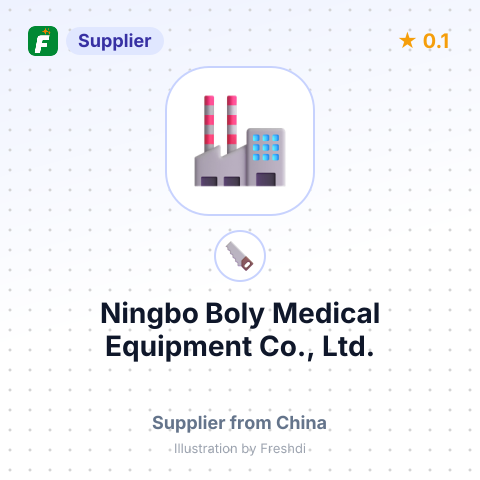 Ningbo Boly Medical Equipment Co., Ltd. – summary card, no photo uploaded yet