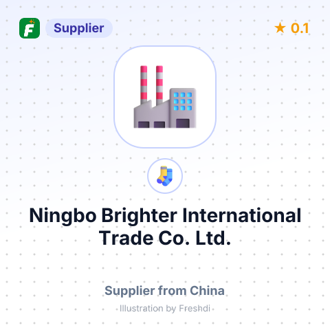 Ningbo Brighter International Trade Co., Ltd. – summary card, no photo uploaded yet