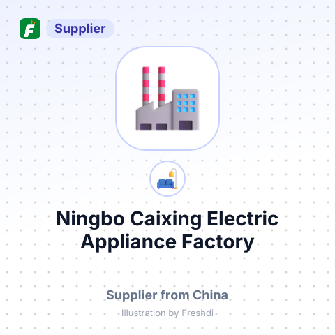 Ningbo Caixing Electric Appliance Factory – summary card, no photo uploaded yet