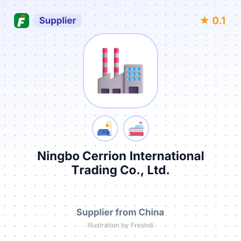 Ningbo Cerrion International Trading Co., Ltd. – summary card, no photo uploaded yet