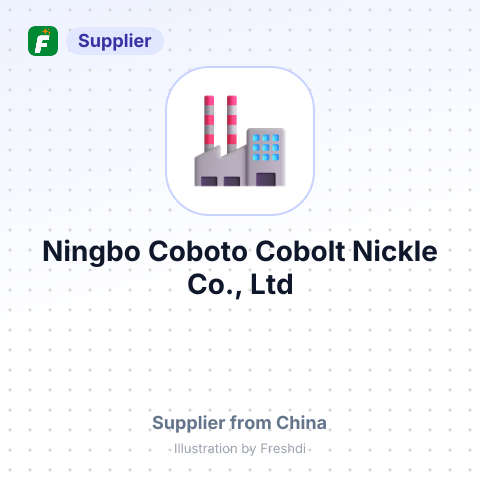 Ningbo Coboto Cobolt Nickle Co., Ltd – summary card, no photo uploaded yet