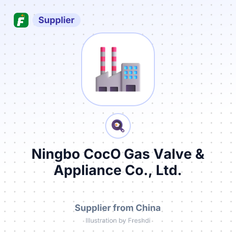 Ningbo CocO Gas Valve & Appliance Co., Ltd. – summary card, no photo uploaded yet