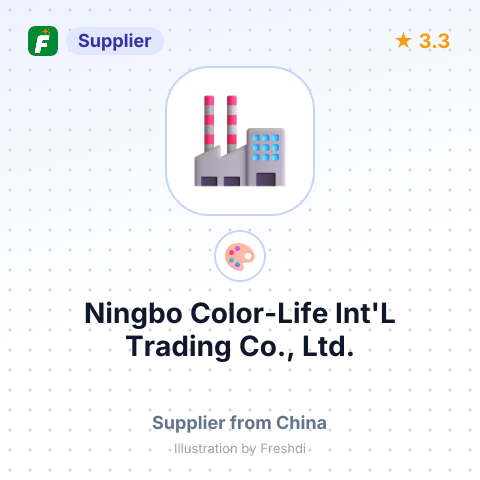 Ningbo Color-Life Int'L Trading Co., Ltd. – summary card, no photo uploaded yet