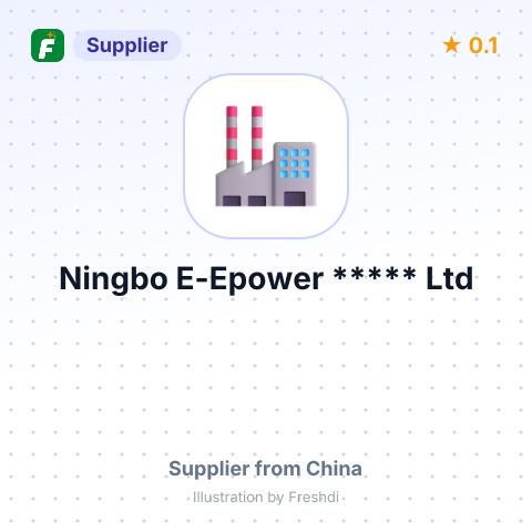Ningbo E-Epower *****, Ltd – summary card, no photo uploaded yet