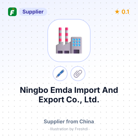 Ningbo Emda Import And Export Co., Ltd. – summary card, no photo uploaded yet