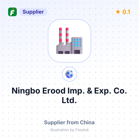 Ningbo Erood Imp. & Exp. Co., Ltd. – summary card, no photo uploaded yet