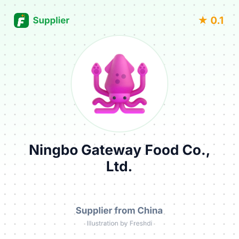 Ningbo Gateway Food Co., Ltd. – summary card, no photo uploaded yet