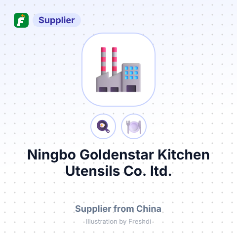 Ningbo Goldenstar Kitchen Utensils Co.,ltd. – summary card, no photo uploaded yet