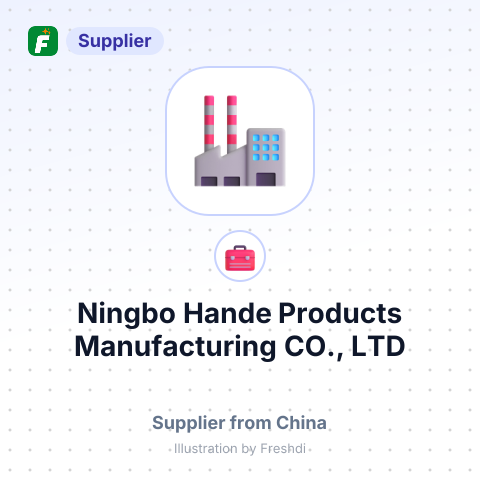 Ningbo Hande Products Manufacturing CO., LTD – summary card, no photo uploaded yet