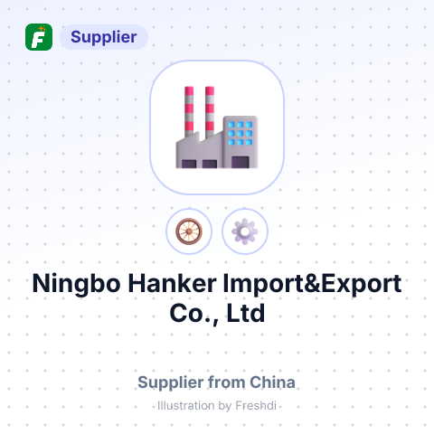 Ningbo Hanker Import&Export Co., Ltd – summary card, no photo uploaded yet