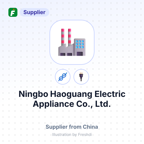 Ningbo Haoguang Electric Appliance Co., Ltd. – summary card, no photo uploaded yet