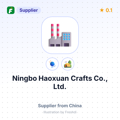 Ningbo Haoxuan Crafts Co., Ltd. – summary card, no photo uploaded yet