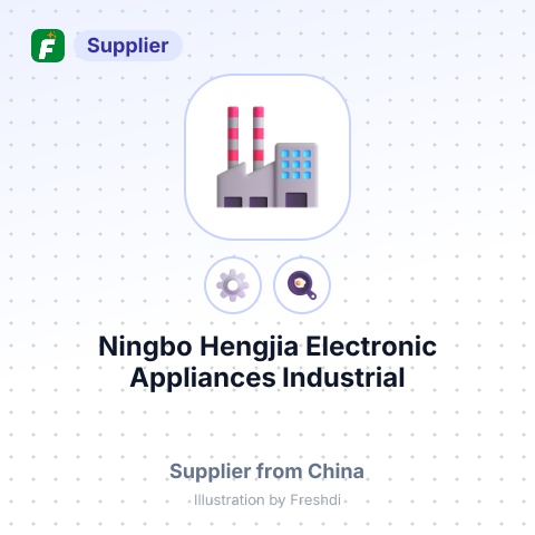 Ningbo Hengjia Electronic Appliances Industrial CO.,LTD – summary card, no photo uploaded yet