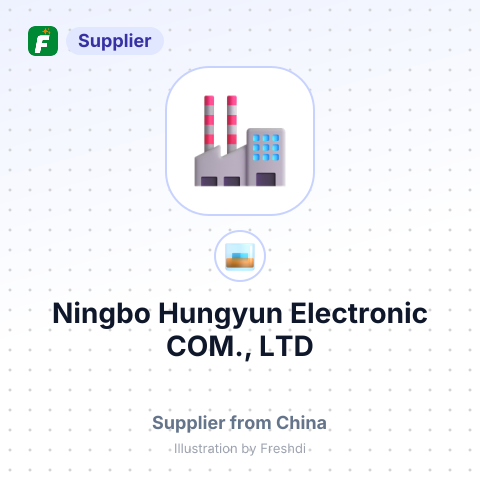 Ningbo Hungyun Electronic COM., LTD – summary card, no photo uploaded yet