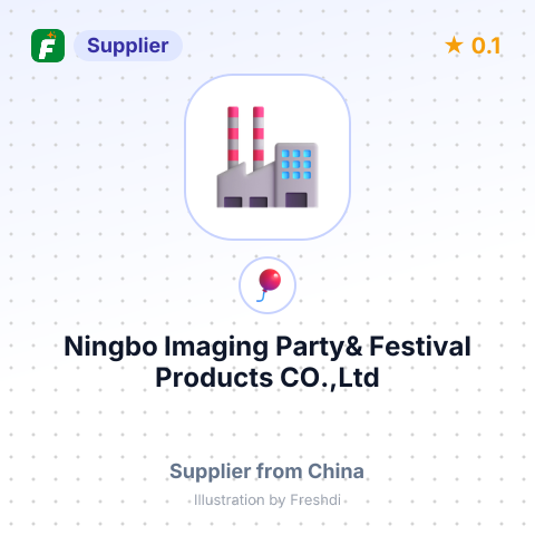 Ningbo Imaging Party& Festival Products CO.,Ltd – summary card, no photo uploaded yet