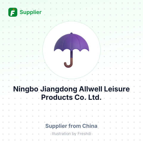 Ningbo Jiangdong Allwell Leisure Products Co., Ltd. – summary card, no photo uploaded yet