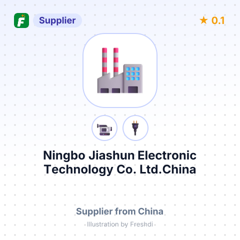 Ningbo Jiashun Electronic Technology Co.,Ltd.China – summary card, no photo uploaded yet