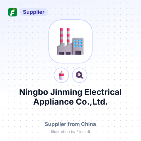 Ningbo Jinming Electrical Appliance Co.,Ltd. – summary card, no photo uploaded yet