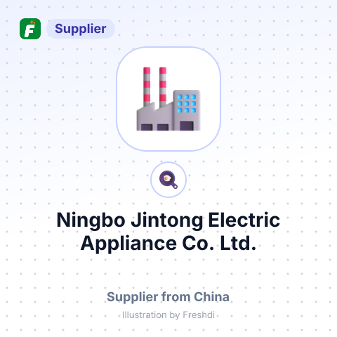 Ningbo Jintong Electric Appliance Co., Ltd. – summary card, no photo uploaded yet