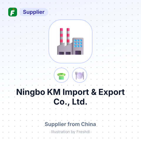Ningbo KM Import & Export Co., Ltd. – summary card, no photo uploaded yet