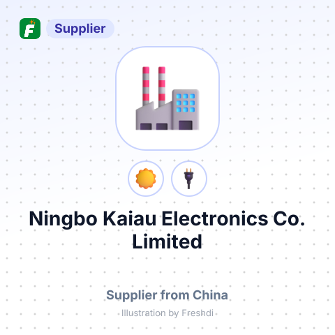 Ningbo Kaiau Electronics Co., Limited – summary card, no photo uploaded yet