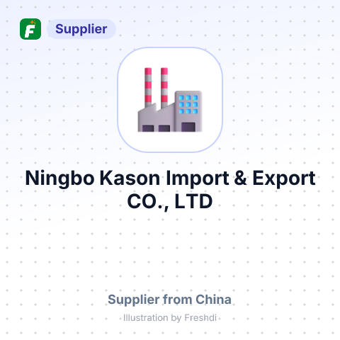 Ningbo Kason Import & Export CO., LTD – summary card, no photo uploaded yet