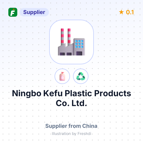 Ningbo Kefu Plastic Products Co., Ltd. – summary card, no photo uploaded yet