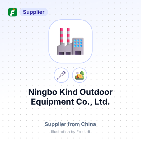 Ningbo Kind Outdoor Equipment Co., Ltd. – summary card, no photo uploaded yet