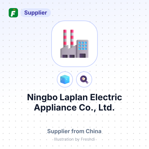 Ningbo Laplan Electric Appliance Co., Ltd. – summary card, no photo uploaded yet