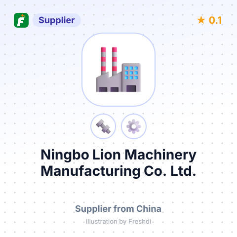 Ningbo Lion Machinery Manufacturing Co.,Ltd. – summary card, no photo uploaded yet