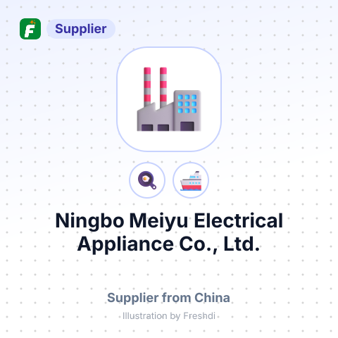 Ningbo Meiyu Electrical Appliance Co., Ltd. – summary card, no photo uploaded yet
