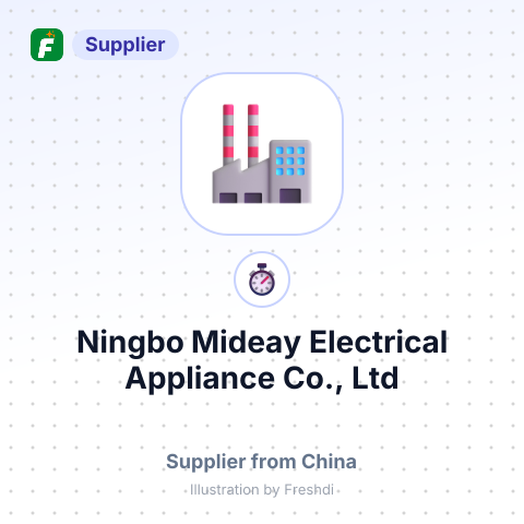 Ningbo Mideay Electrical Appliance Co., Ltd – summary card, no photo uploaded yet