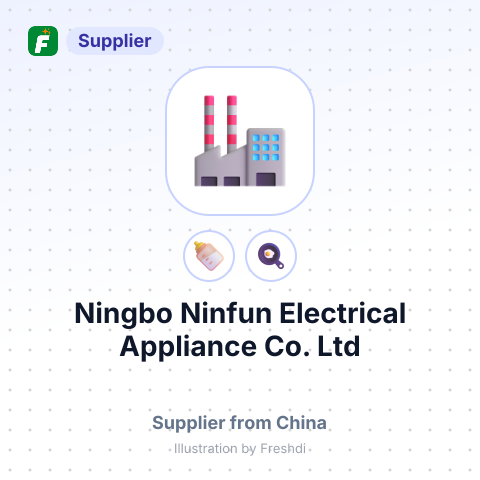 Ningbo Ninfun Electrical Appliance Co.,Ltd – summary card, no photo uploaded yet