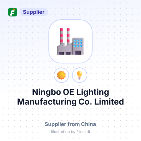 Ningbo OE Lighting Manufacturing Co., Limited – summary card, no photo uploaded yet