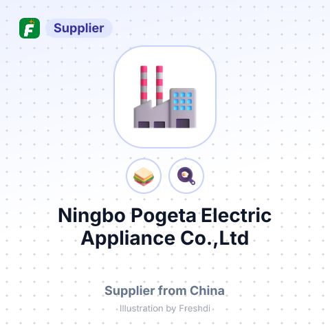 Ningbo Pogeta Electric Appliance Co.,Ltd – summary card, no photo uploaded yet