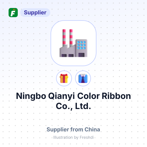 Ningbo Qianyi Color Ribbon Co., Ltd. – summary card, no photo uploaded yet
